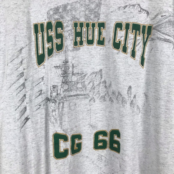 Vintage 1990s USS HUE CITY T-Shirt - Picture 4 of 5